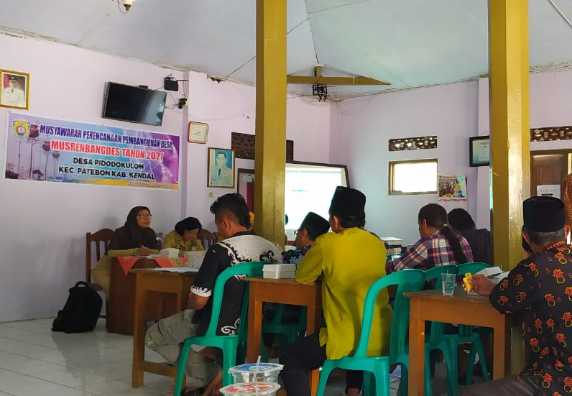 Desa Pidodokulon Laksanakan Musrenbangdes (Musyawarah Rencana Pembangunan Desa) Tahun Anggaran 2021
